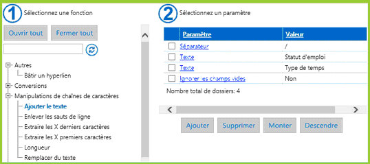 Champ de type texte - Ajouter le texte